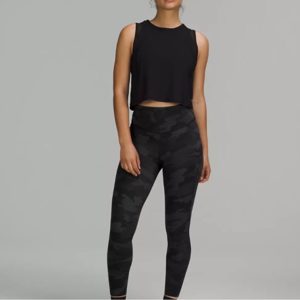 Lululemon athletica green camouflage leggings